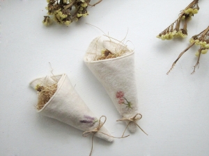 Bouquet handkerchief set (2 pieces)-flower