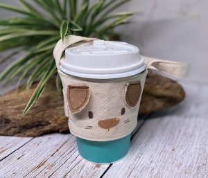 Reusable Cup Sleeve - Big-Eared Dog