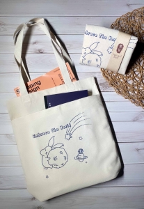 Double-Layer Eco-Friendly Canvas Bag - Daily Laughter