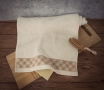 “Interlocking” towel