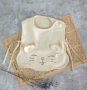 Two-piece bib of naughty mouse