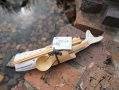 Hovering whale eco-friendly chopstick bag