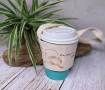 Reusable Cup Sleeve - Lazy Cat